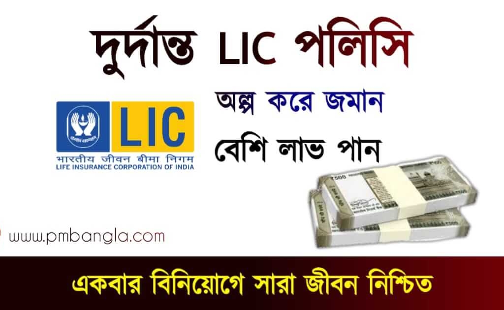 LIC Policy Details LIC Bima Ratna Policy (এলআইসি বীমা রত্ন পলিসি)