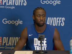 Caris LeVert របស់ Detroit Pistons ពិភាក្សាអំពីអាំងតង់ស៊ីតេក្នុងវគ្គ Playoff និងការកែទម្រង់ការពារមុនការប្រកួត 5 ទល់នឹង Cavs