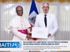 Alix Didier Fils-Aime Haiti-এ নতুন Apostolic Nuncio-এর শংসাপত্রগুলি পেয়েছে হাইতি থেকে সর্বশেষ খবর: রাজনীতি, নিরাপত্তা, অর্থনীতি, সংস্কৃতি৷