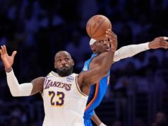 Thunder យកឈ្នះ Lakers 131-108 ក្នុងហ្គេមទី 3 សម្រាប់ការប្រកួតវគ្គ Playoff 7-0 របស់ម្ចាស់ជើងឯក