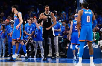 Wembanyama 41 পয়েন্ট আছে, 24 রিবাউন্ড এবং Spurs 2OT তে Thunder 122-115 কে প্রাধান্য দিয়ে ওয়েস্ট ফাইনাল ওপেন করে