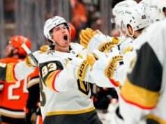 Marner, Dorofeyev ជំរុញក្រុម Golden Knights យកឈ្នះលើក្រុម Ducks 5-1 ក្នុងការសម្រេចចិត្តហ្គេមទី 6 ដើម្បីឈានទៅវគ្គផ្តាច់ព្រ័ត្រនៃសន្និសីទ