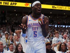5 গেমে Thunder Spurs 127-114কে টপকে এনবিএ ফাইনালে ফিরে আসা থেকে এক জয় দূরে সরে গেছে