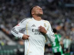 Mbappe របស់ Real Madrid នឹងខកខានការប្រកួត Clasico នៅថ្ងៃអាទិត្យ ដែលអាចបិទជើងឯកលីគកំពូលអេស្ប៉ាញសម្រាប់ Barcelona