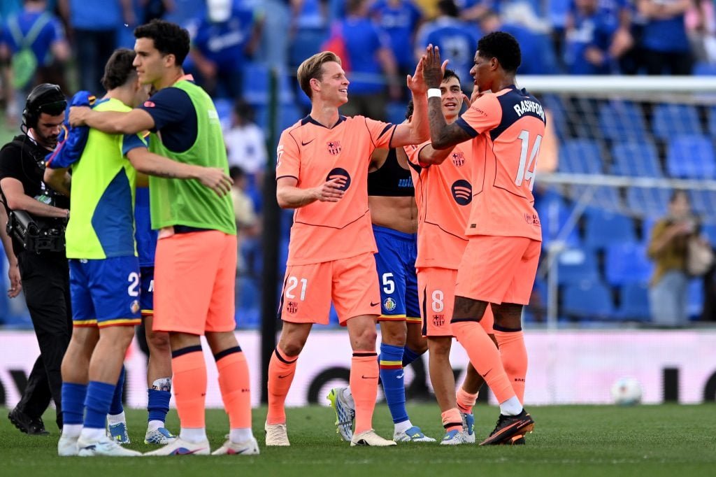 Frenkie de Jong និង Marcus Rashford របស់ FC Barcelona