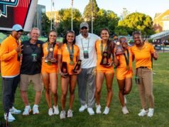 লেডি ভলস NCAA আউটডোর চ্যাম্পিয়নশিপে 11 তম স্থান অর্জন করেছে