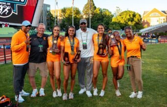 লেডি ভলস NCAA আউটডোর চ্যাম্পিয়নশিপে 11 তম স্থান অর্জন করেছে