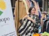 হান্না স্ট্রাসবার্গে ক্রুটেনাউ বিক্রয়ে কিমোনো বিক্রি করে