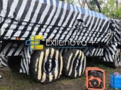 ইউক্রেনে যুদ্ধ: ড্রোন ব্যর্থ করতে, রাশিয়া তার কামাজ ট্রাকে “জেব্রা” ছদ্মবেশ পরীক্ষা করছে