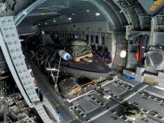 রয়্যাল নেভি একটি A400M থেকে তার K3 SCOUT ড্রোন নামিয়েছে, যা বিশ্বের প্রথম সমুদ্রে