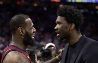 LeBron James 12 বছর পর জোয়েল এমবিডের 76ers পিচ শুনেছেন। প্রাচ্য একটি অস্থিরতা অনুভব করবে