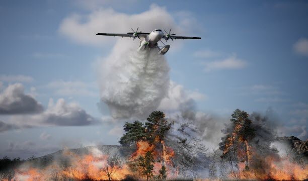 পজিটিভ এভিয়েশন স্টার্ট-আপ তার FF72-এ কাজ করছে যা 8 টন পর্যন্ত জল পরিবহন করতে সক্ষম হবে। ছবি ড