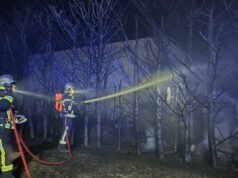 সার্নে। একটি হেজ আগুন একটি বাণিজ্যিক এলাকার পিছনে ছড়িয়ে পড়ে: বেশ কয়েকটি গাড়ি ধ্বংস হয়ে গেছে